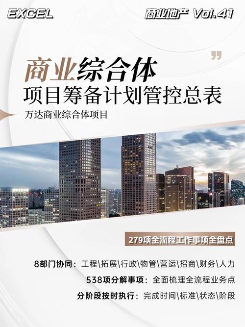 商業(yè)綜合體項(xiàng)目籌備計(jì)劃管控總表!