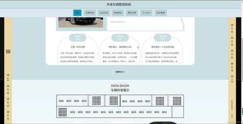 java ssm計算機畢業設計共享車輛管理系統r3gu2 源碼 程序 數據庫 部署